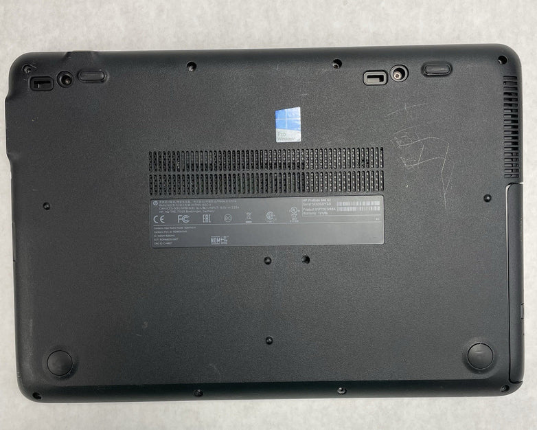 HP ProBook 640 G2 14" i5-6200U 2.30 GHz 4 GB RAM No SSD/OS/AC