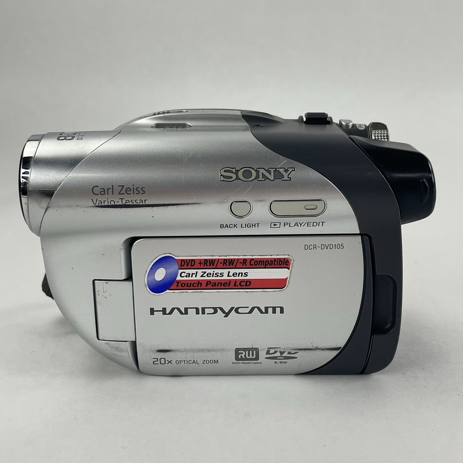 Sony Handycam DCR-DVD105E Tested & Reset No Power Cord No Disc2