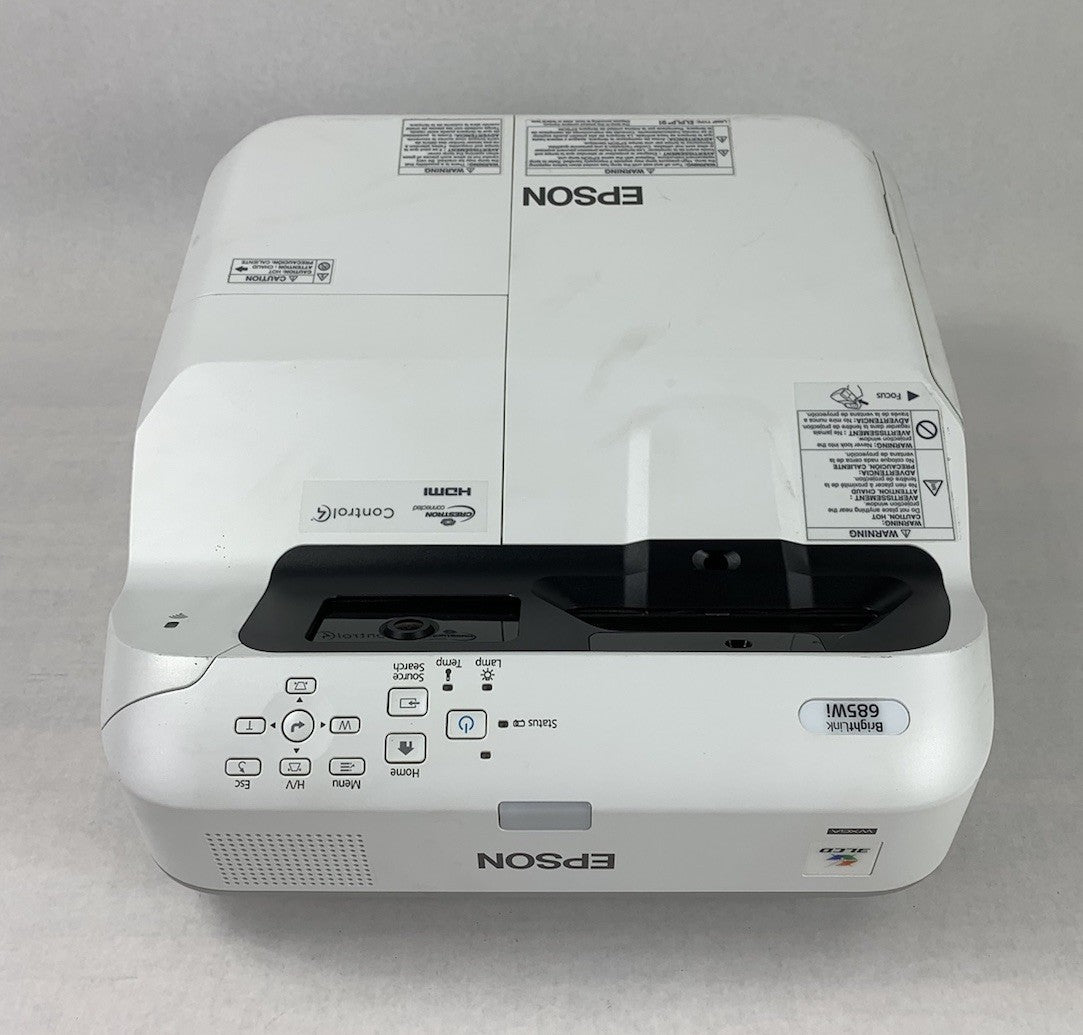 Epson H741A BrightLink 685Wi LCD Projector 4617 Lamp Hours