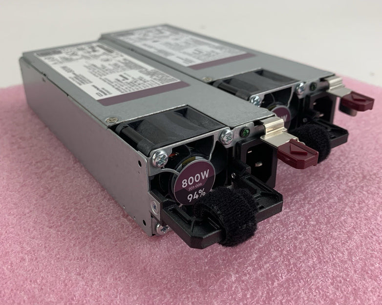 HP  HSTNS-PL41 800W Flex Slot Platinum Hot Plug Power Supply Lot of 2x