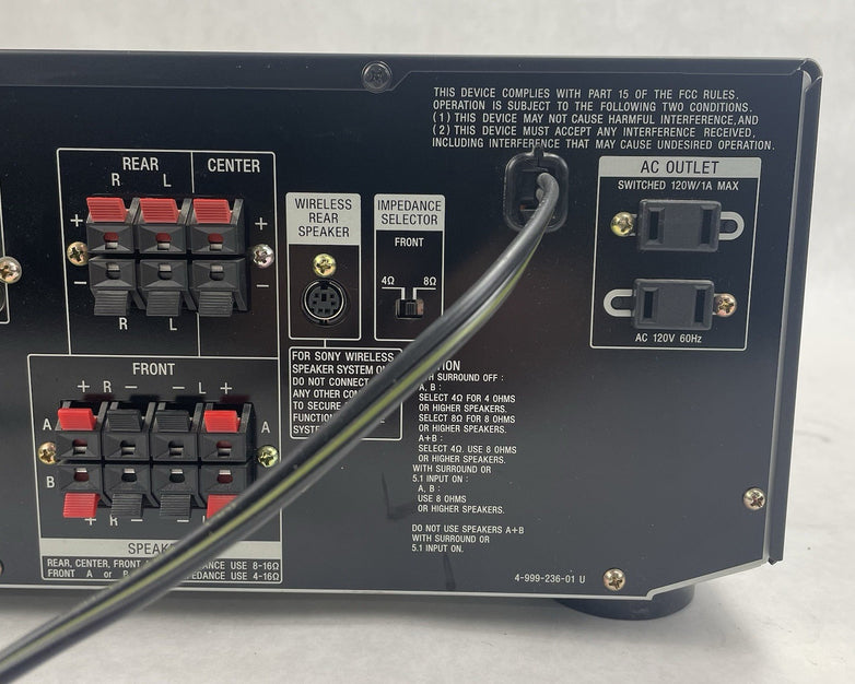 Sony STR-DE625 AM/FM Stereo AV Tested