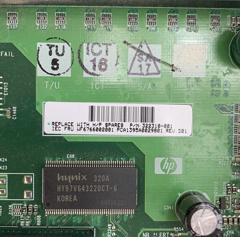 Compaq ProLiant ML350 G3 Motherboard Intel Xeon 2.8GHz 1.5GB RAM