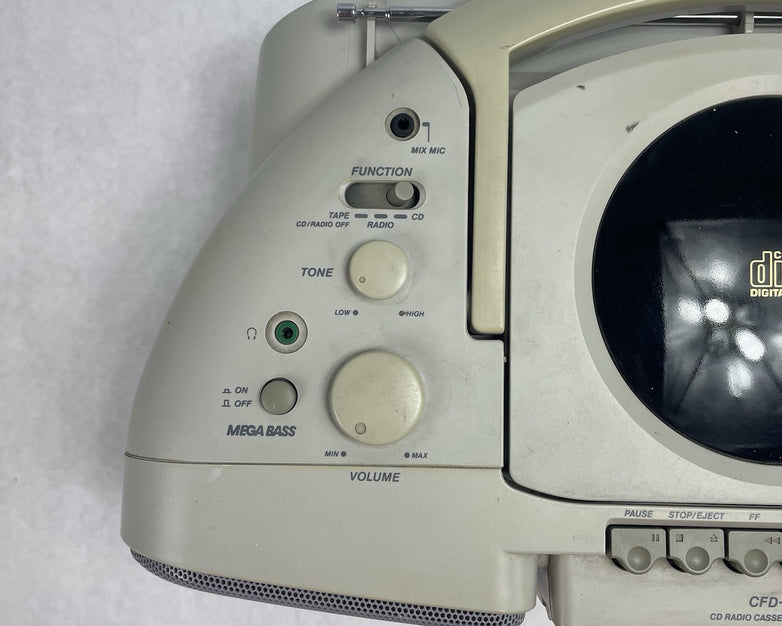 Sony CFD-21 CD Radio Cassate Recorder/Player For Parts