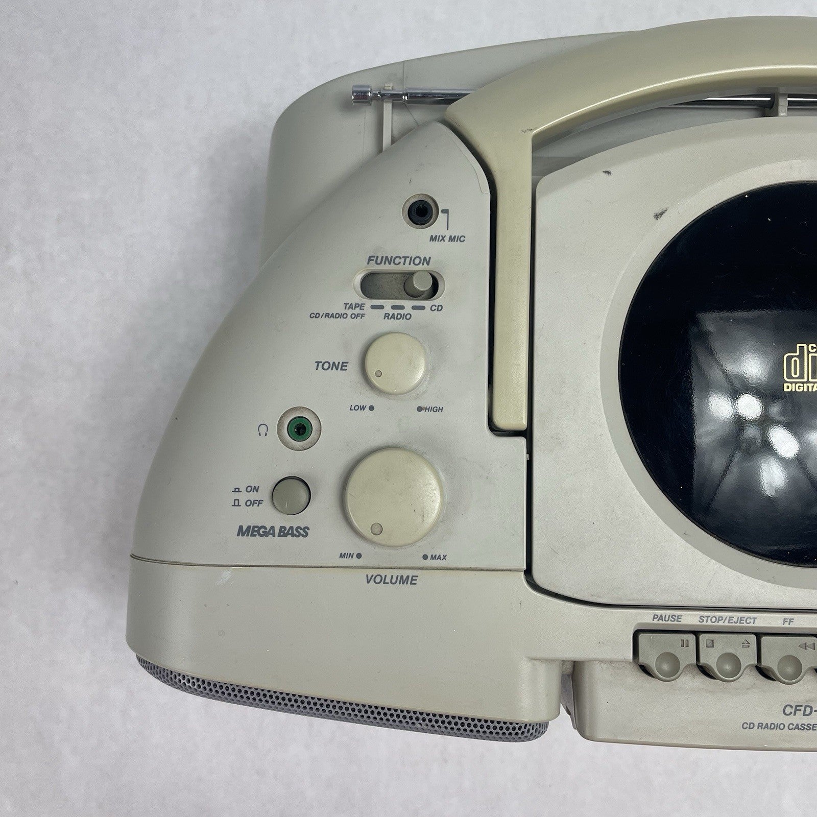 Sony CFD-21 CD Radio Cassate Recorder/Player For Parts