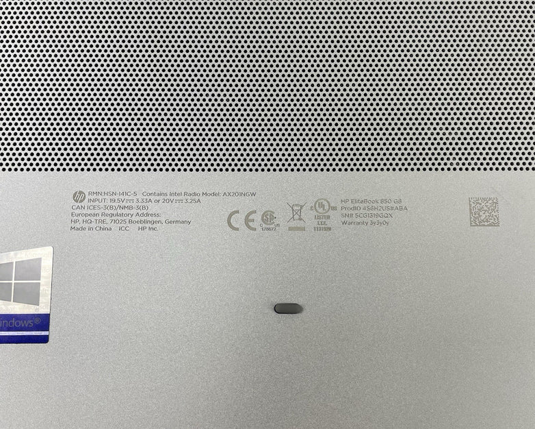 HP EliteBook 850 G8 15.6" i7-1185G7 3.00 GHz 8 GB RAM No SSD/OS/AC/Batt