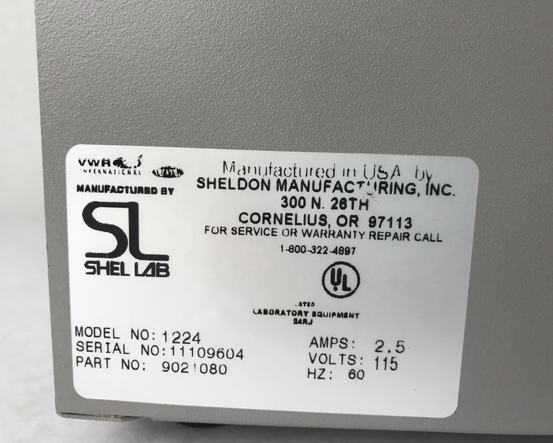 VWR Sheldon Laboratory Water Bath Model 1224