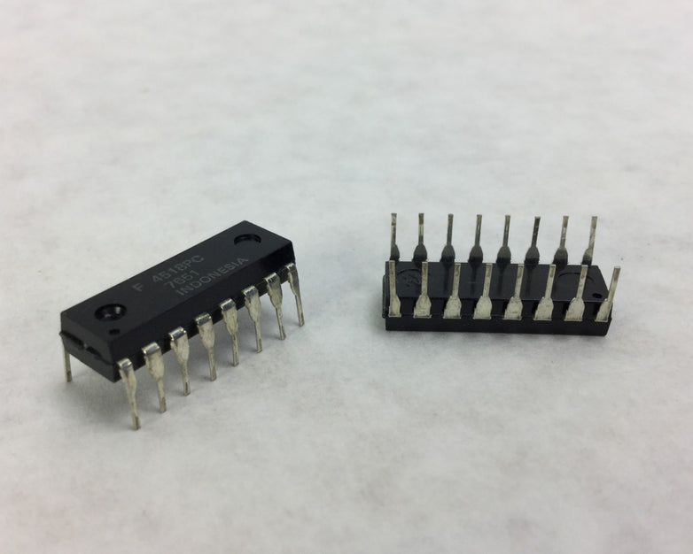 Genuine Fairchild 4518PC Integrated Circuit  16 Pin  Lot of 21