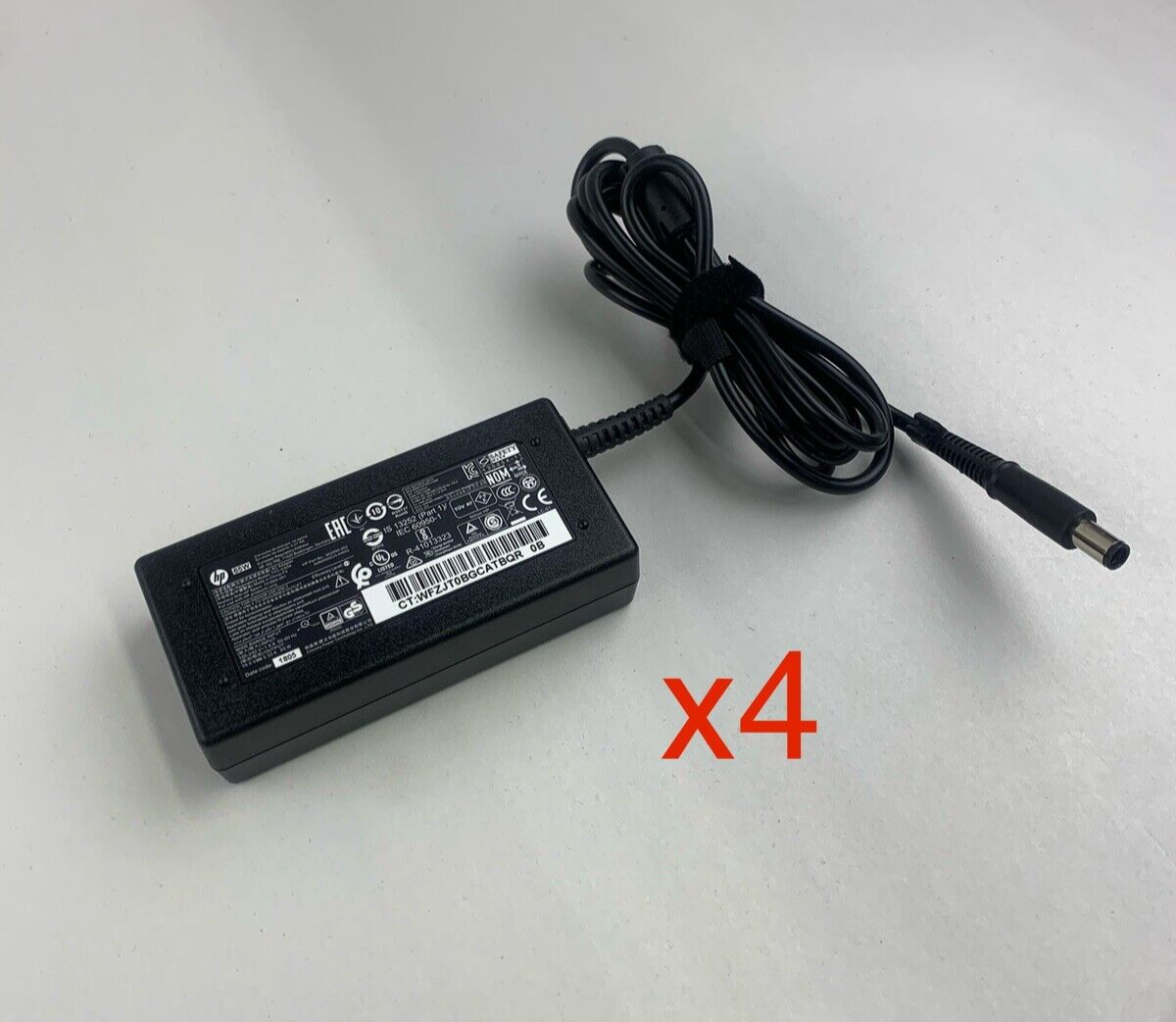 Lot of 4 HP TPC-CA58 AC Adapter 19.5V 3.33A 65W - No Power Supply