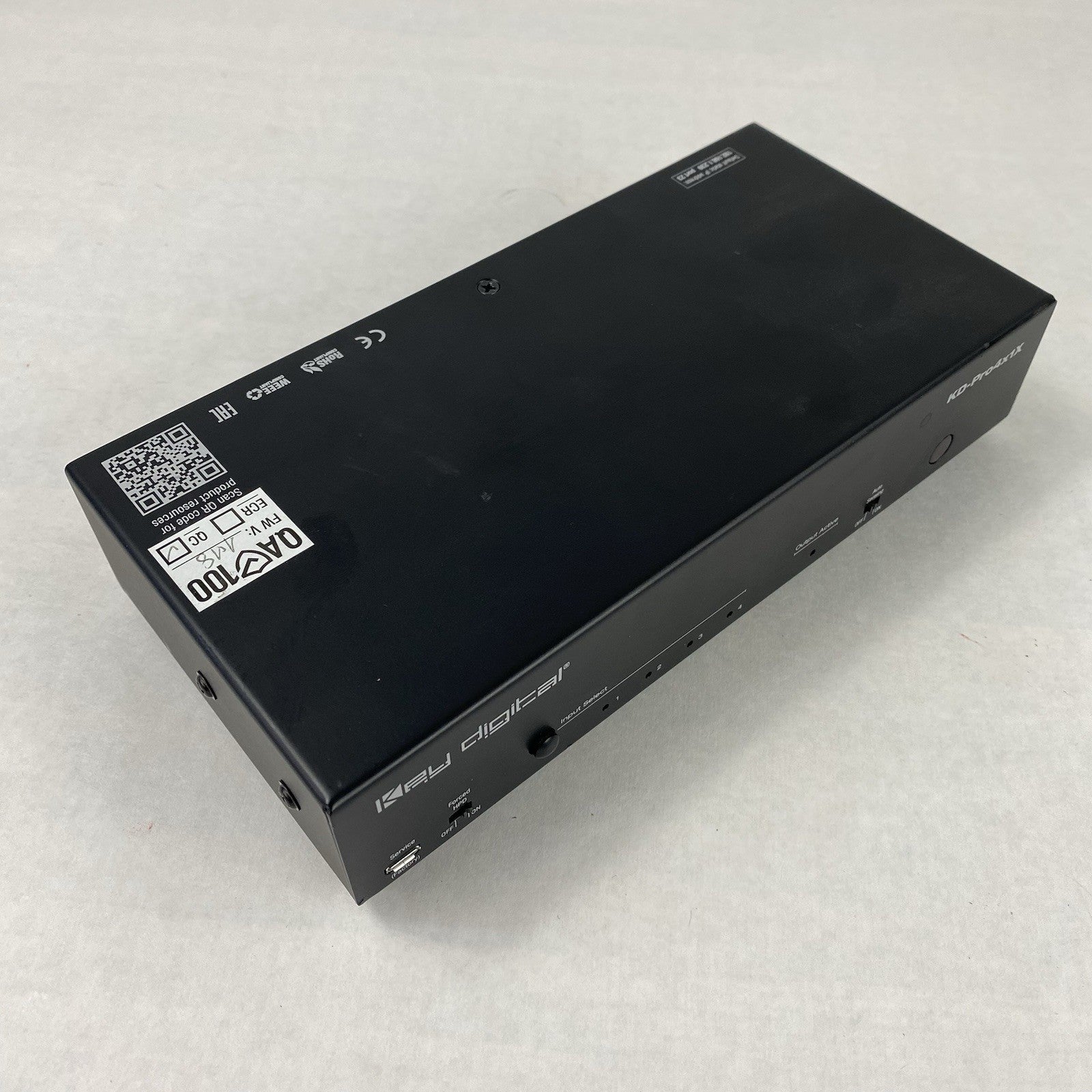 Key digital KD-Pro4x1X HDMI Switcher with AC Adapter