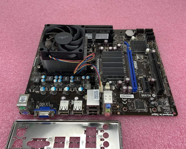 MSI MS-7641 Motherboard AMD Phenom II x4 945 3GHz 8GB RAM w/IO