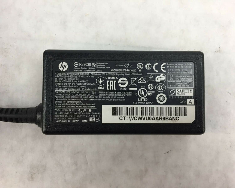 Genuine HP Laptop Charger AC Adapter Power Supply 696607-003 696694-001 45W