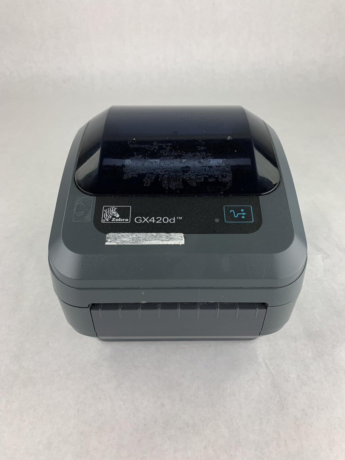Zebra GX420t Thermal Label Printer Bad Roller For Parts and Repair No AC Adapter