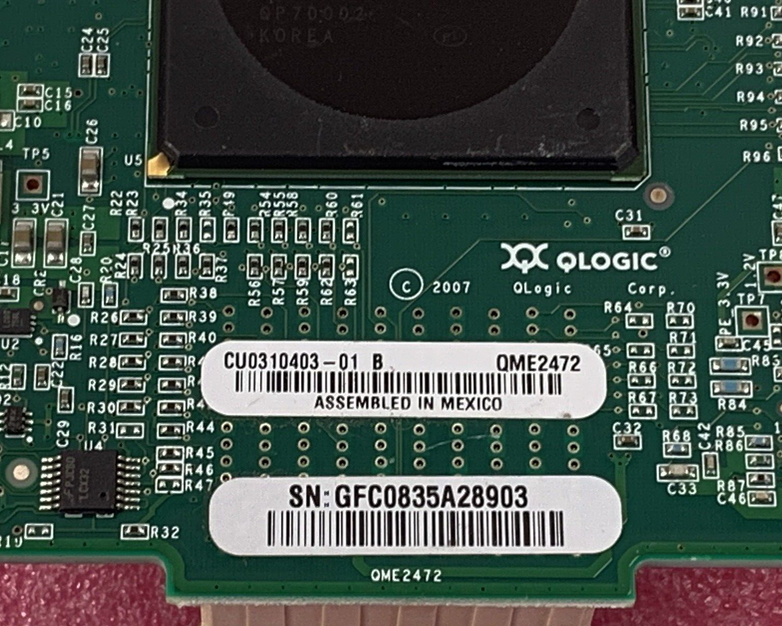Dell NP630 QLOGIC QME2472 4GB dual port FC HBA modular