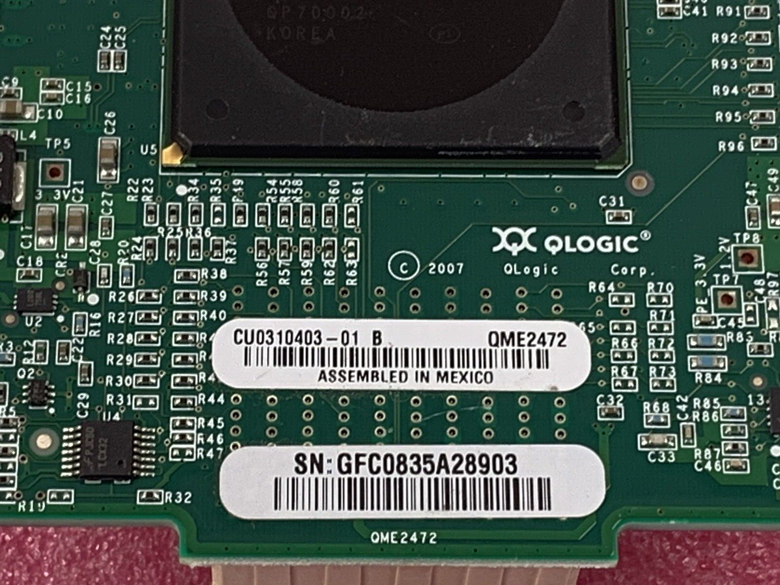 Dell NP630 QLOGIC QME2472 4GB dual port FC HBA modular