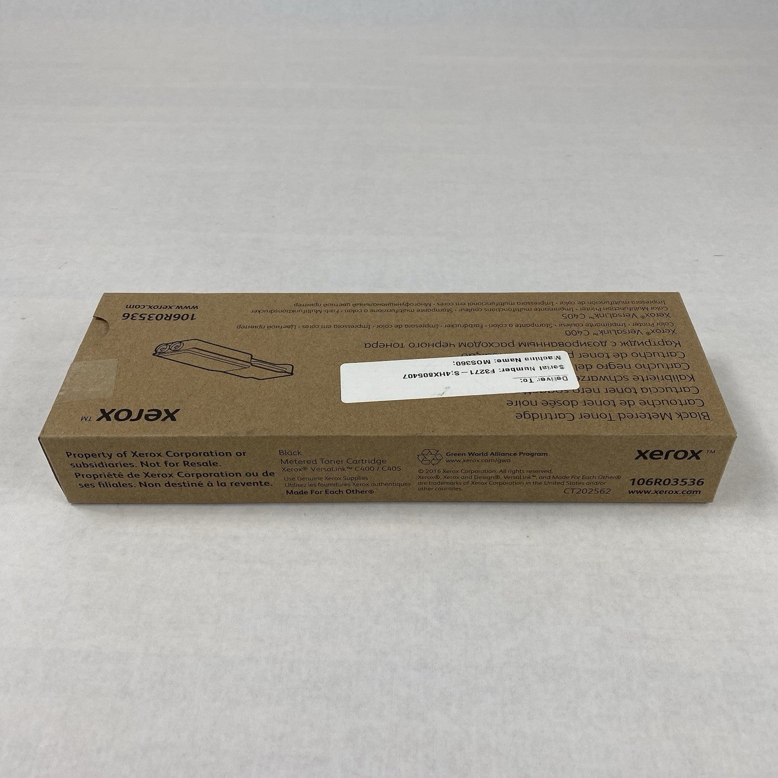 Xerox VersaLink C400/C405 106R03536 Black Metered Toner Cartridge