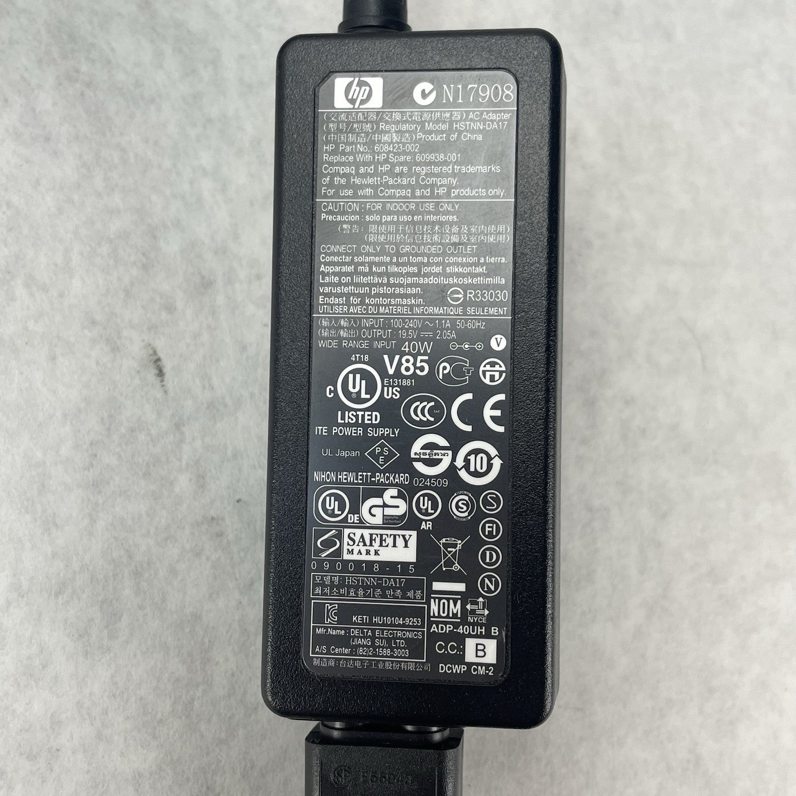 HP HSTNN-DA17 693717-001 683509-001 40W AC Adapter Power Supply Lot of 54