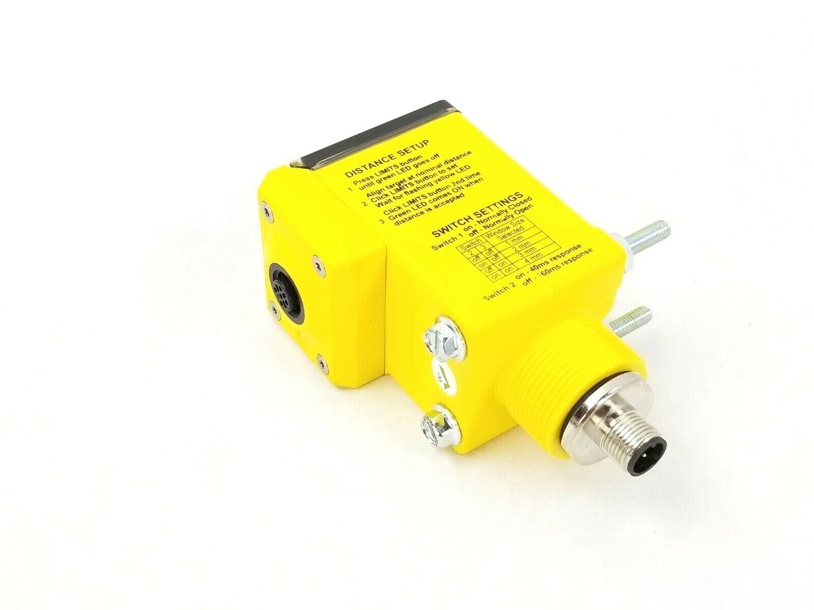 Banner Q45UR3BA63CQ6 Remote Ultrasonic Sensor 12 - 24 VDC 150 mA