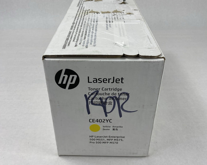 HP LaserJet CE402YC 507A Yellow Toner OEM Factory Sealed
