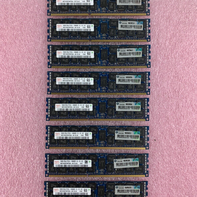SK Hynix HMT351R7BFR8A-H9 8GB 2x4GB PC3L-10600R DDR3 Server Memory Lot of 8x