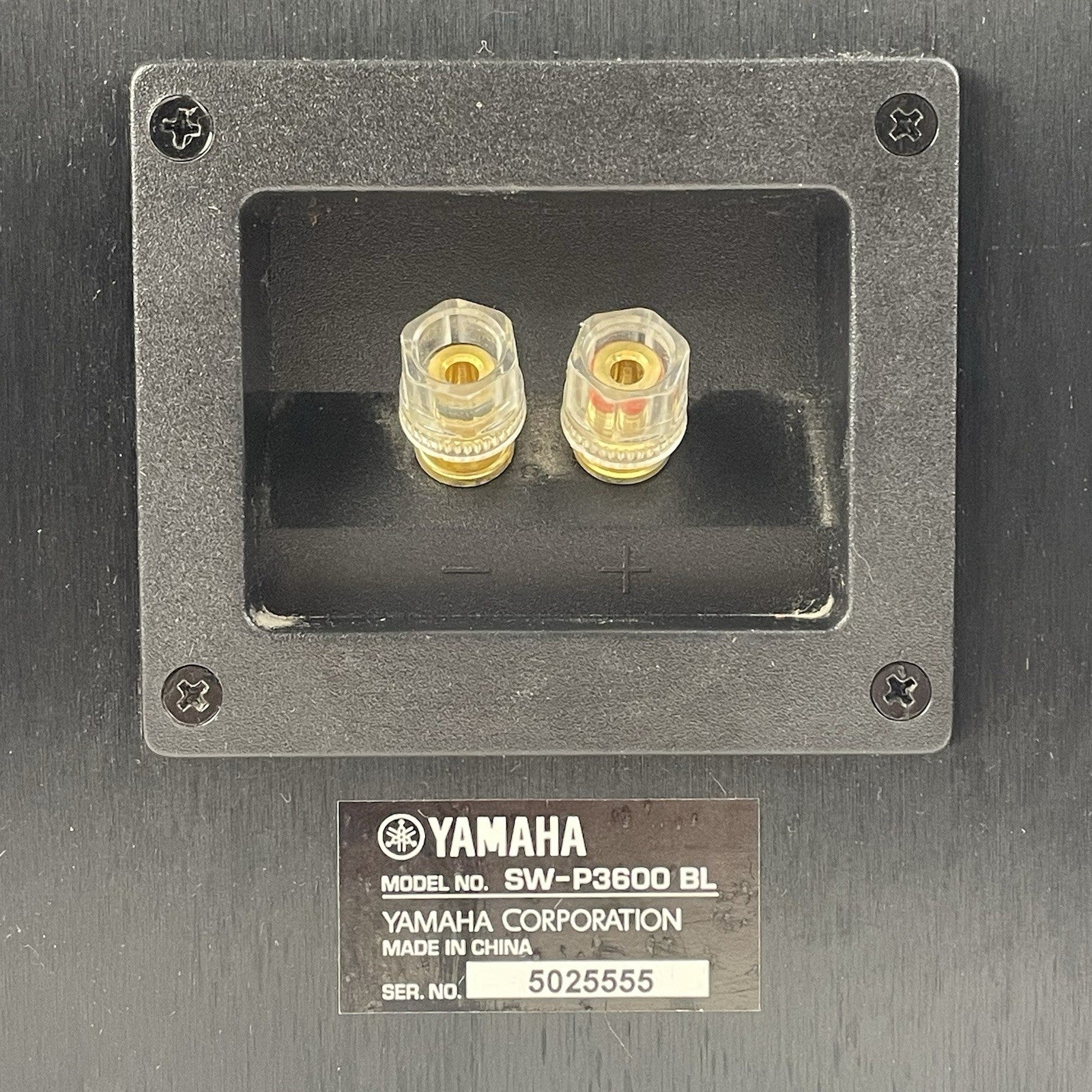 Yamaha SW-P3600BL 10" Passive Subwoofer - Tested (#9G6D38)5