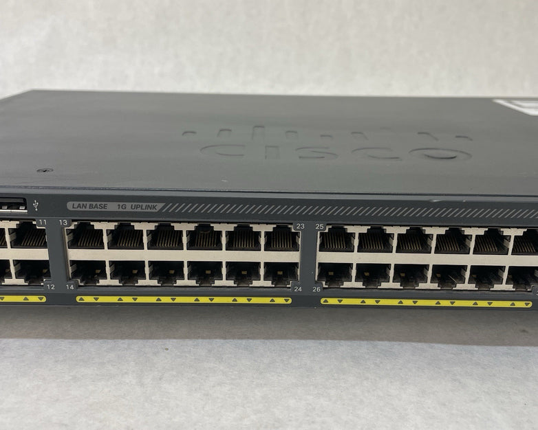 Cisco Catalyst WS-C2960X-48TS-L V03 48 Port Gigabit Switch - Tested