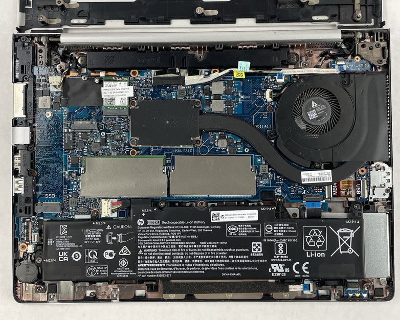 HP mt45 14" AMD Ryzen 3 Pro 3300U 2.10 GHz 4 GB RAM No SSD/OS/AC