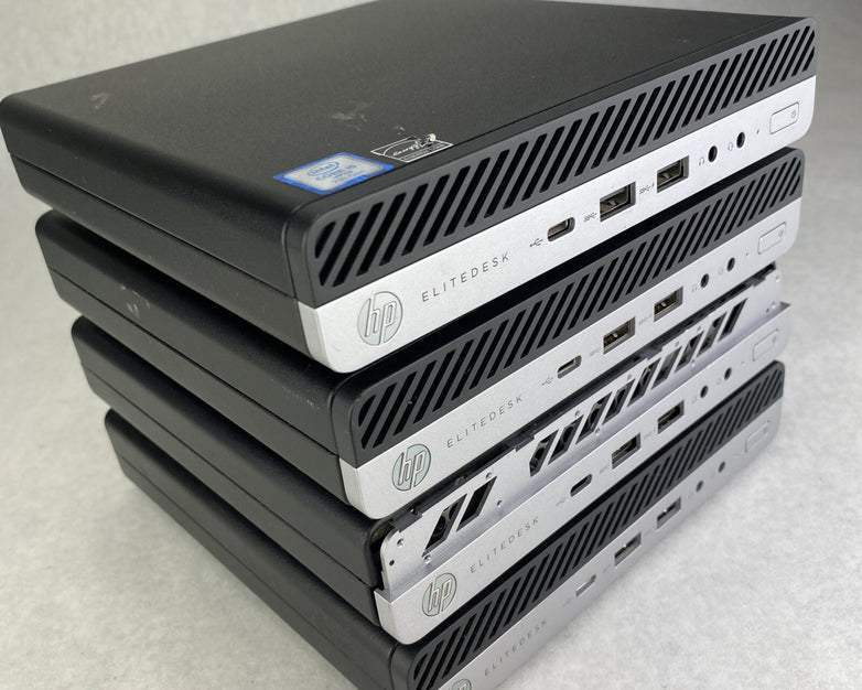 HP EliteDesk 800 G3 Mini Quad Core i5-7500T 2.70GHz 8GB RAM WiFi No HDD Lot Of 4
