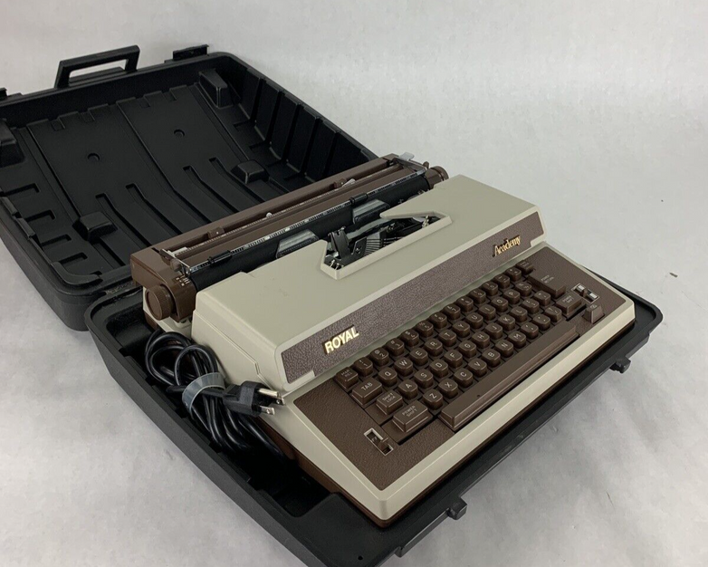 Vintage Royal Business Machines Academy Typewriter in Case Tested