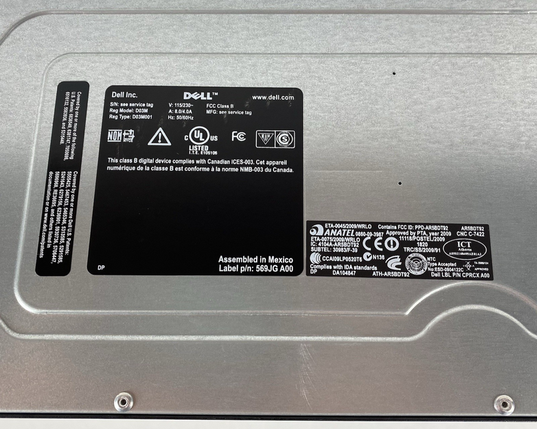 Dell Studio XPS 8100 MT Intel Core i5-650 3.20GHz 4GB RAM No HDD No OS