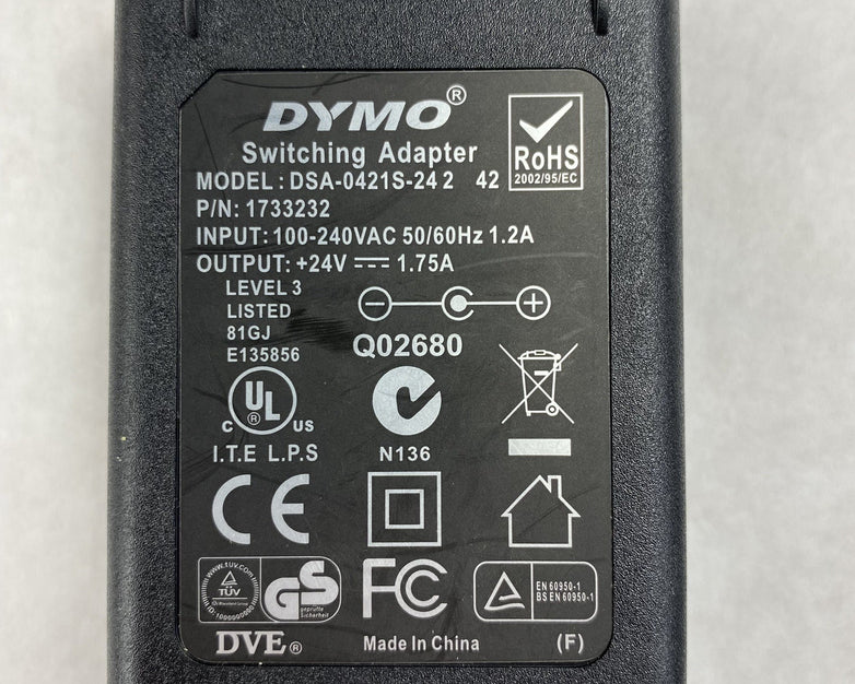 Dymo LabelWriter 93176 400 Turbo USB Thermal Label Printer With Spool and Cables