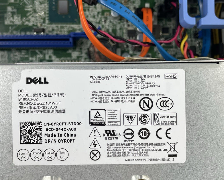 Dell Optiplex 3050 SFF i5-7500 2.40 GHz 4 GB No HDD/OS/Antenna - Bad USB Ports