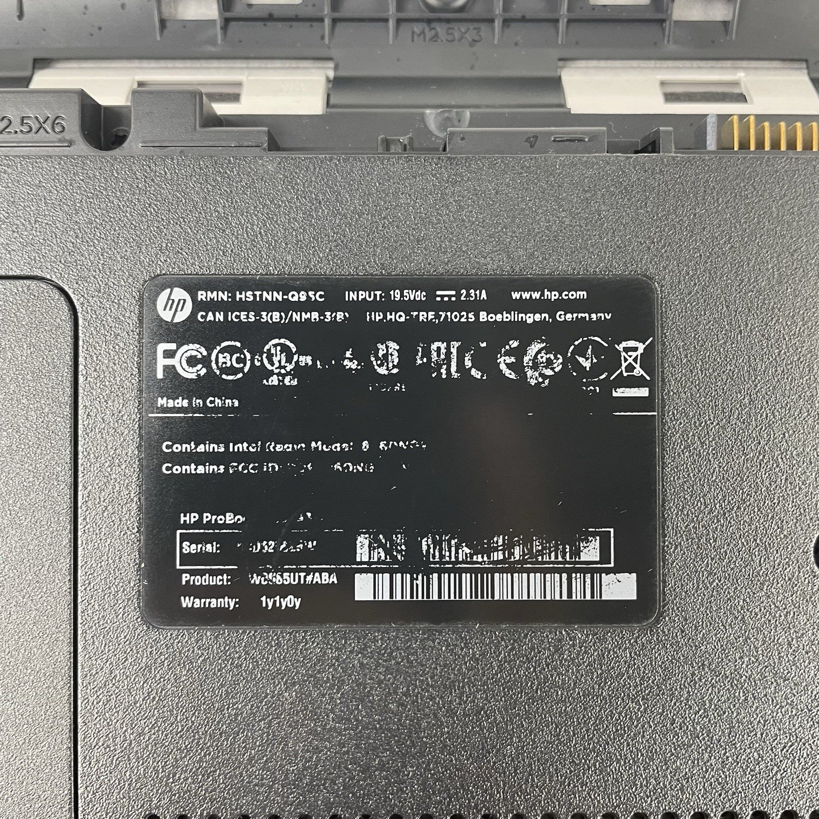 HP ProBook 450 G3 15.6" i5-6200U 2.30 GHz 4 GB RAM No SSD/OS/AC/Battery15