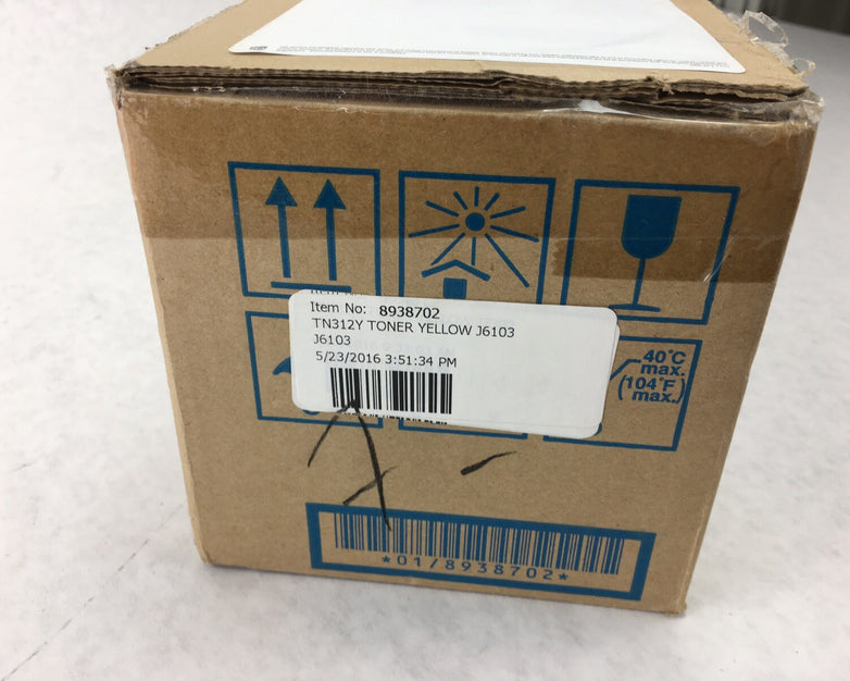 Konica Minolta TN312Y Yellow Toner 8938-702 8938702