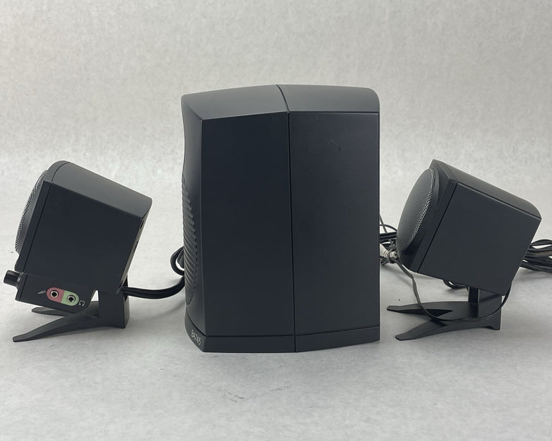 Boston Acoustics BA745 Computer Speaker System Sub & 2 Satellites Tested