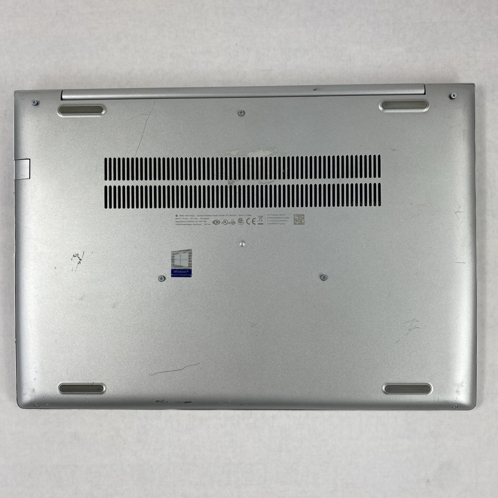 HP ProBook 450 G7 Intel Core i5-10210U 1.60 GHz 16GB RAM 15.6" No SSD No OS
