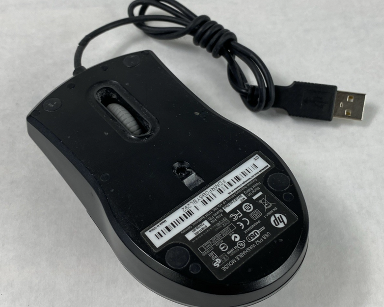 HP M12 USB PS2 Washable Mouse (Lot of 4)