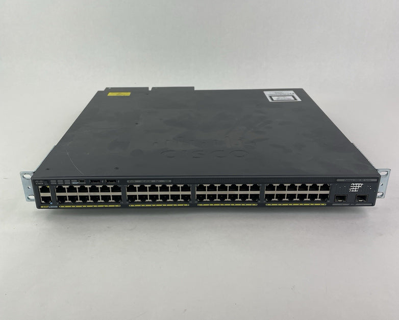 Cisco Catalyst WS-C2960XR-48FPD-I V02 48-Port Switch 2x PSU - Tested
