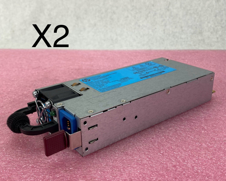 HP HSTNS-PL28 460W Max Power Supply Lot of 2