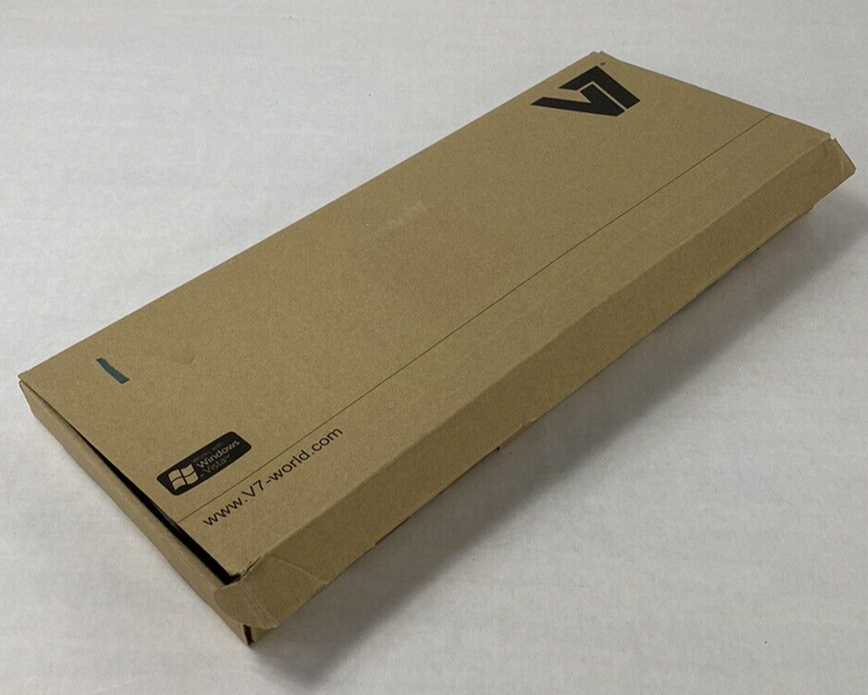 V7 KC0B1-6N6 Plug and Play Interface USB Keyboard Tested
