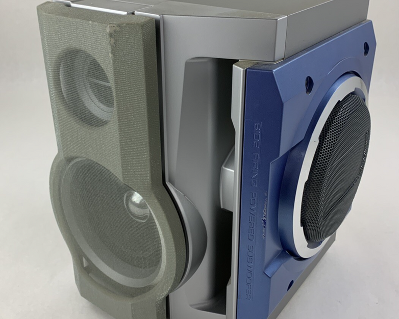 Sharp CP-BA300 Speaker with Integrated Subwoofer Tweeter 250w 6 Ohm Tested