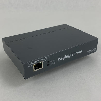 Cyber Data Data SIP Paging Server 011146G Factory Reset No Power Supply