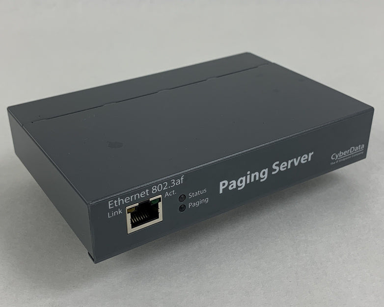 Cyber Data Data SIP Paging Server 011146G Factory Reset No Power Supply