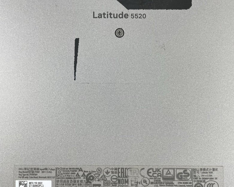 Dell Latitude 5520 15.6" i5-1145G7 2.60 GHz 8 GB RAM No SSD/OS/AC/Batt - Paint