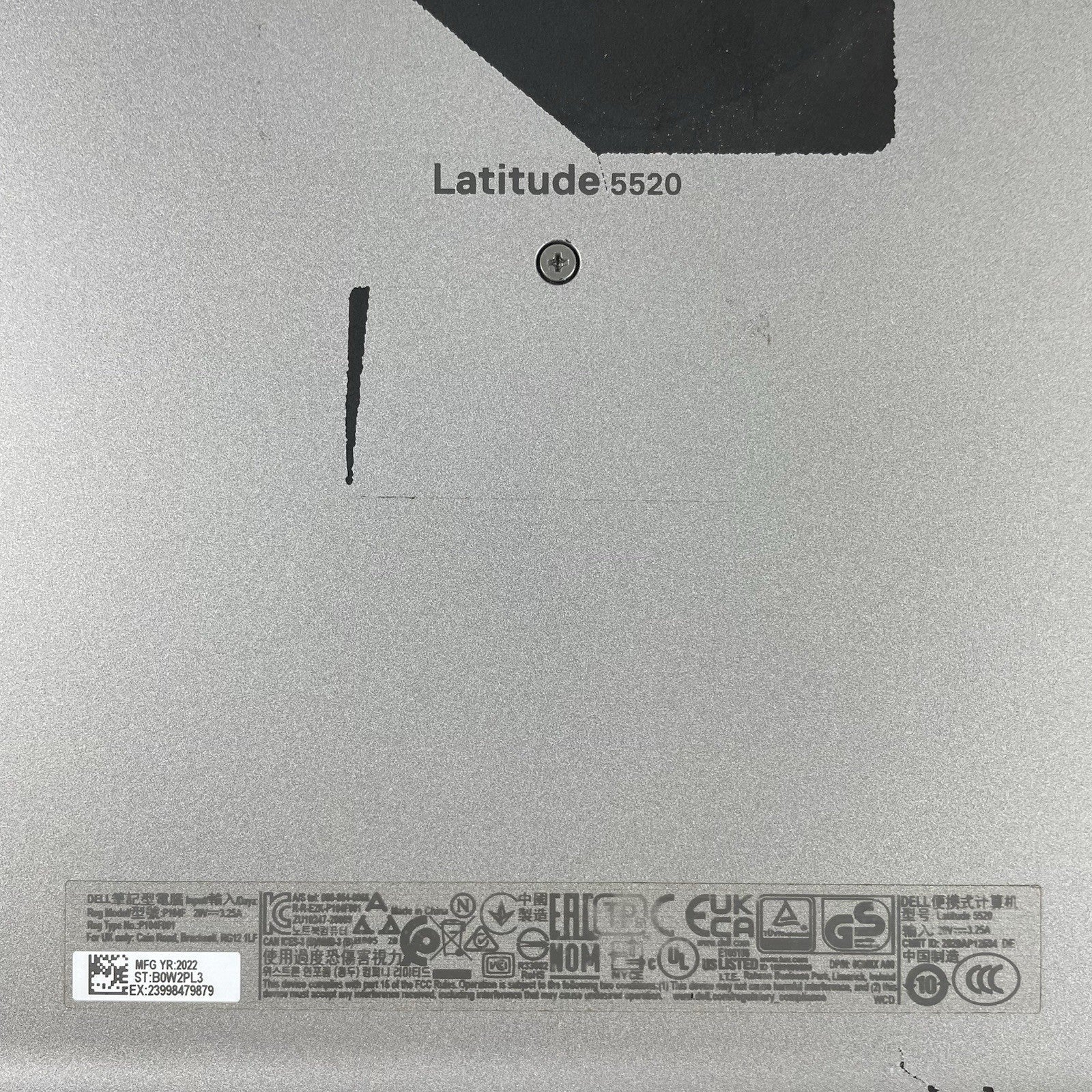 Dell Latitude 5520 15.6" i5-1145G7 2.60 GHz 8 GB RAM No SSD/OS/AC/Batt - Paint14