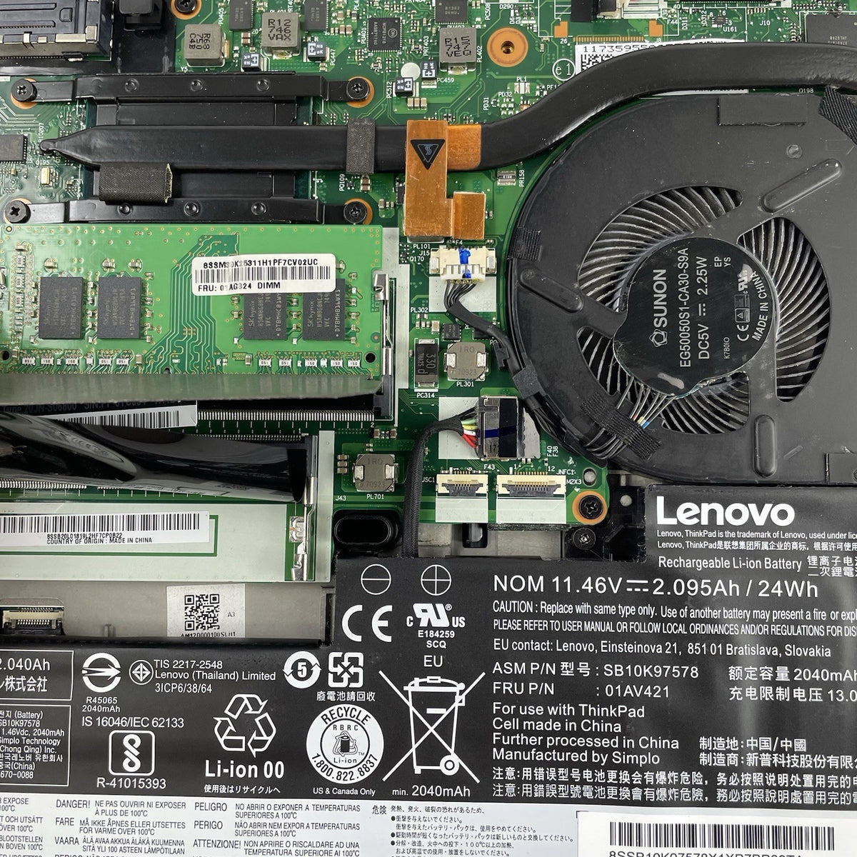 Lenovo ThinkPad T470 14" i5-6300U 2.40 GHz 8 GB RAM No SSD/OS/AC18