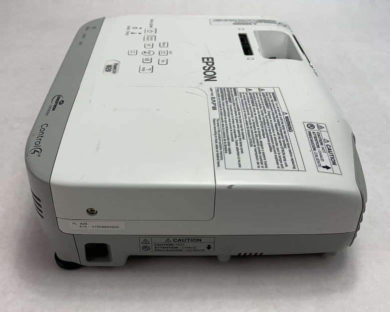 Epson PowerLite W29 H690A LCD Lamp Projector 1131 Lamp Hours - No Remote