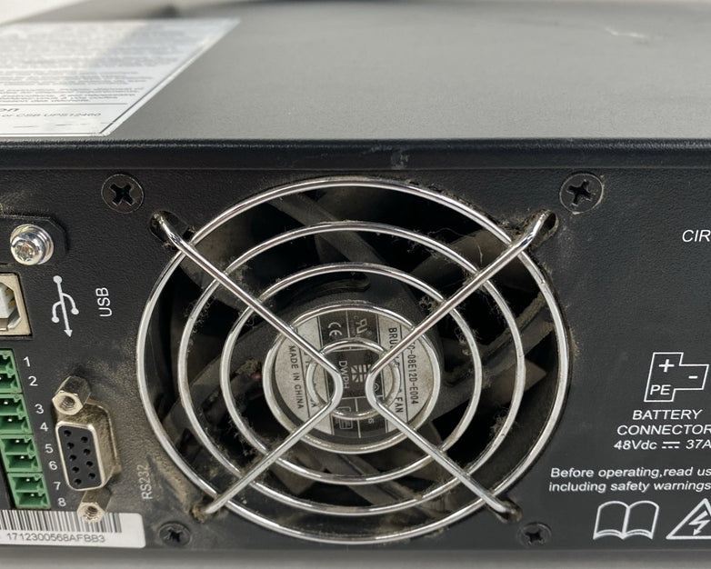 Vertiv Liebert GXT4-1500RT120 Battery Backups Tested - No Batt Ears Card