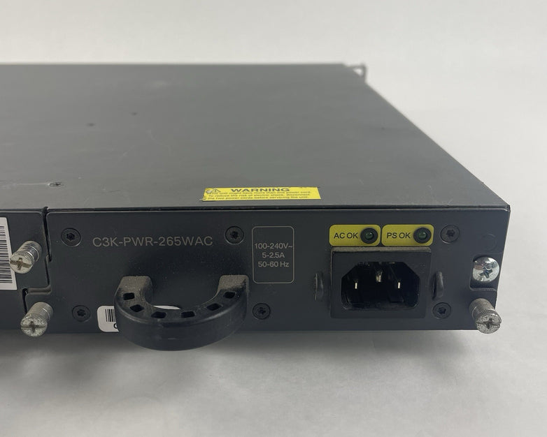 Cisco Catalyst WS-C3750E-24TD-S V02 24-Port Network Ethernet Switch - Tested