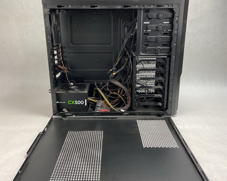 Rosewill R5 Black Gaming ATX Mid Tower Case Corsair CX500 PSU