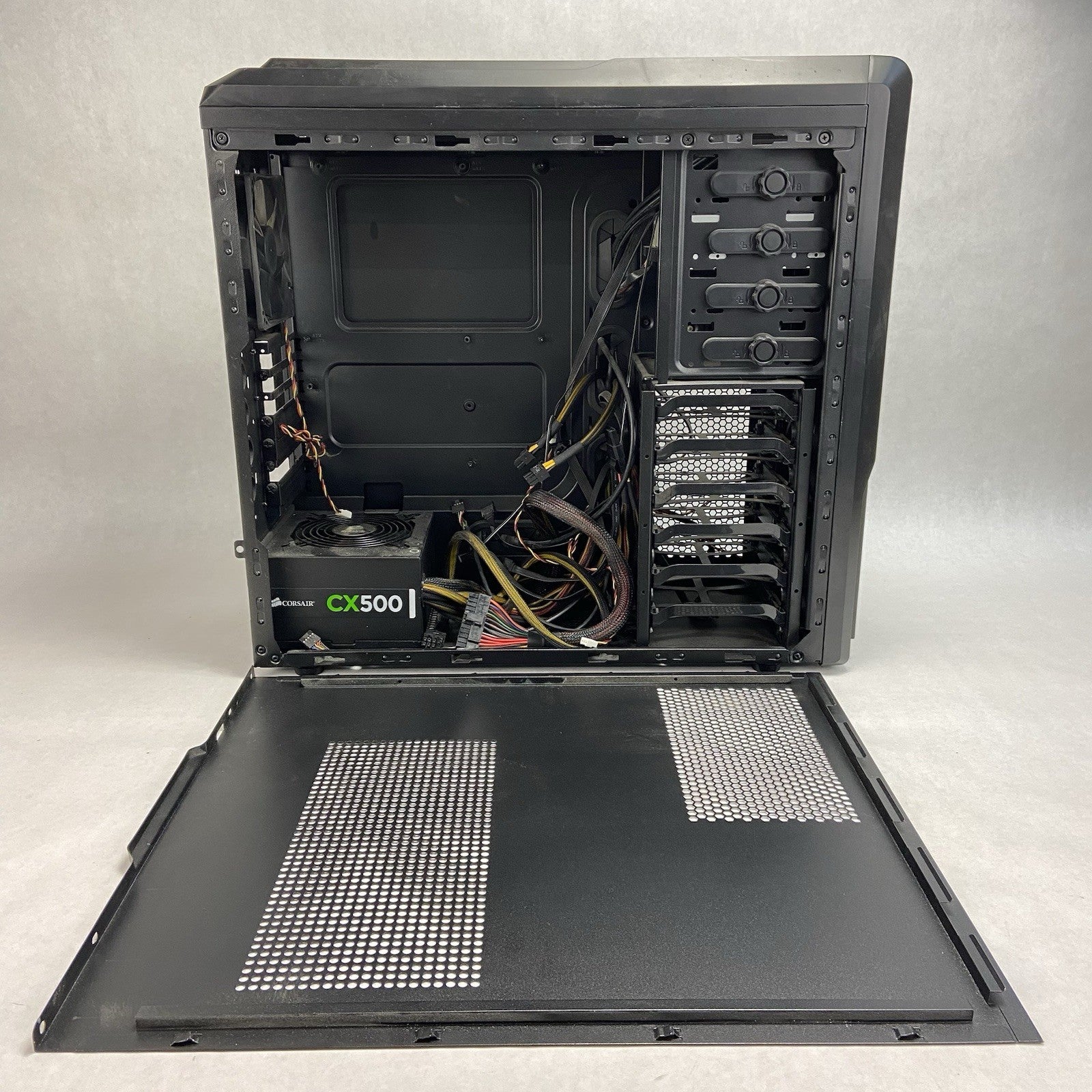Rosewill R5 Black Gaming ATX Mid Tower Case Corsair CX500 PSU8